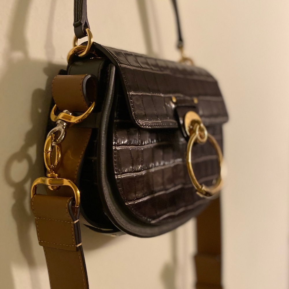 Chloe embossed Tess bag